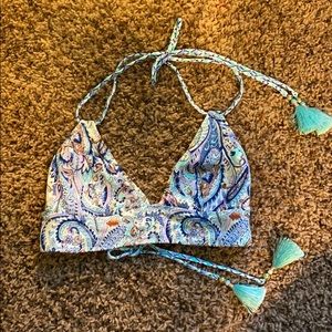Victoria’s Secret Paisley Triangle Bikini Too